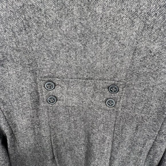 CAbi Shakespeare Swing Tweed Coat Sz 4 Brown Wool Blend Academia Office - Picture 13 of 16
